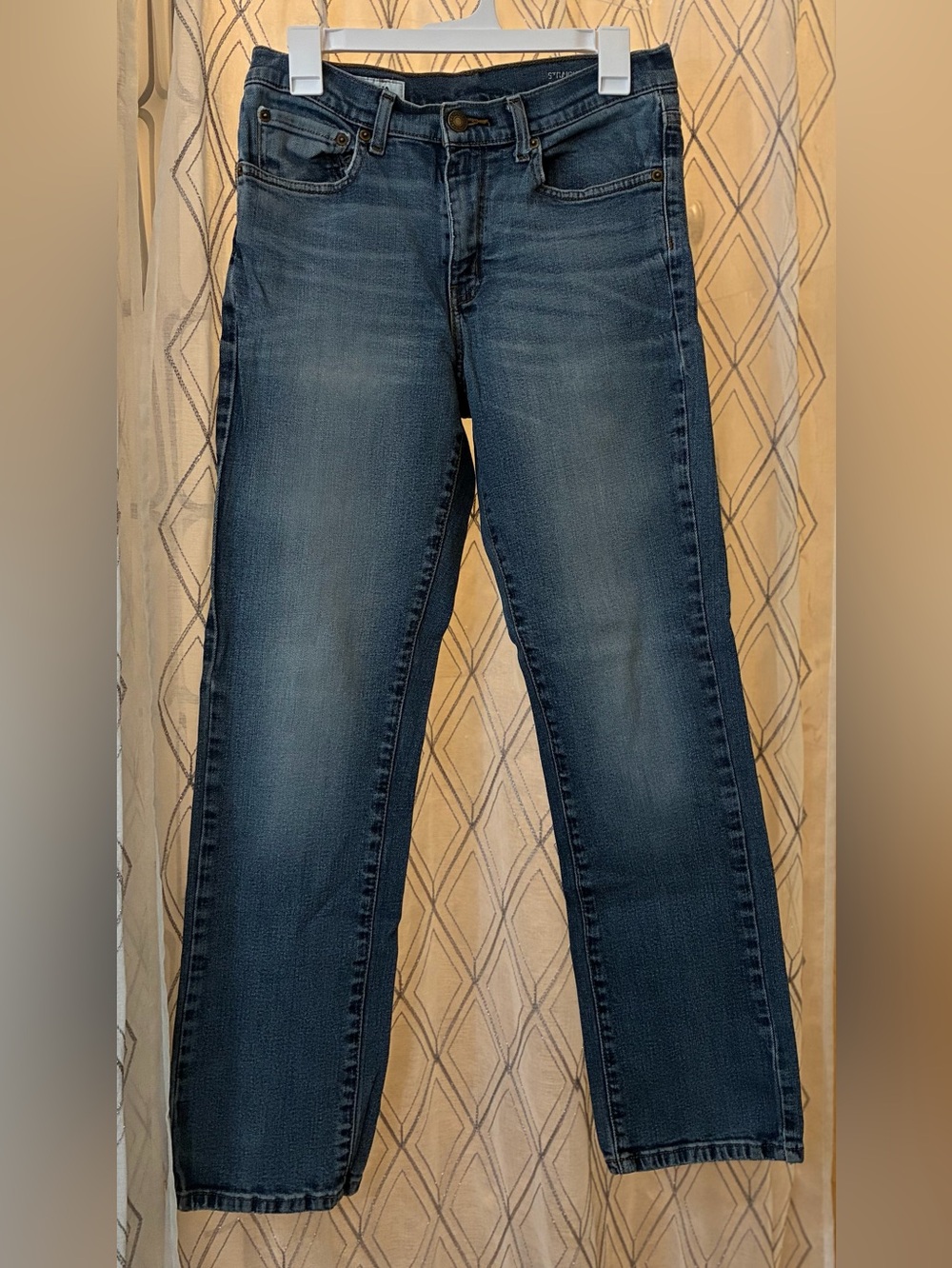 Sonoma Men’s Straight Fit Jeans in Dark Blue Wash